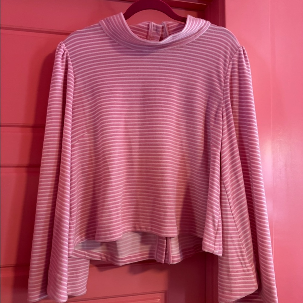 Striped Pink Women's Top and Skirt set from Buru XL